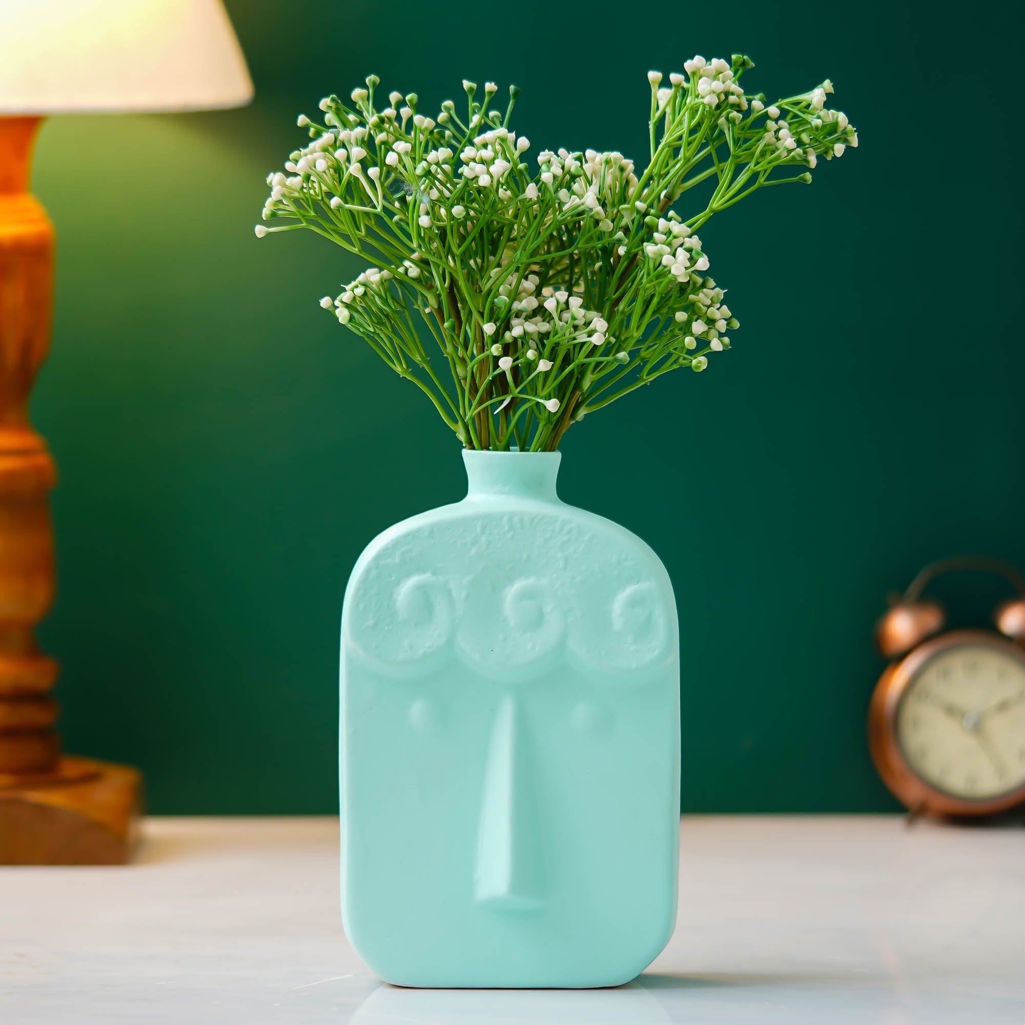 Mouse face green