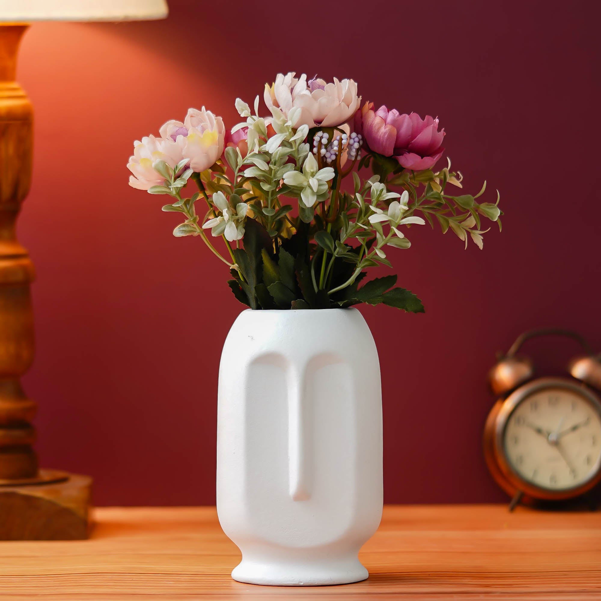Long vase white