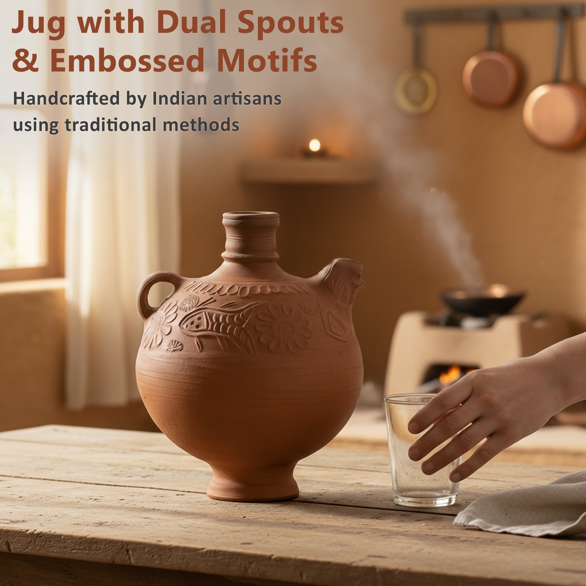Clay Water Surahi 5–6 Liter