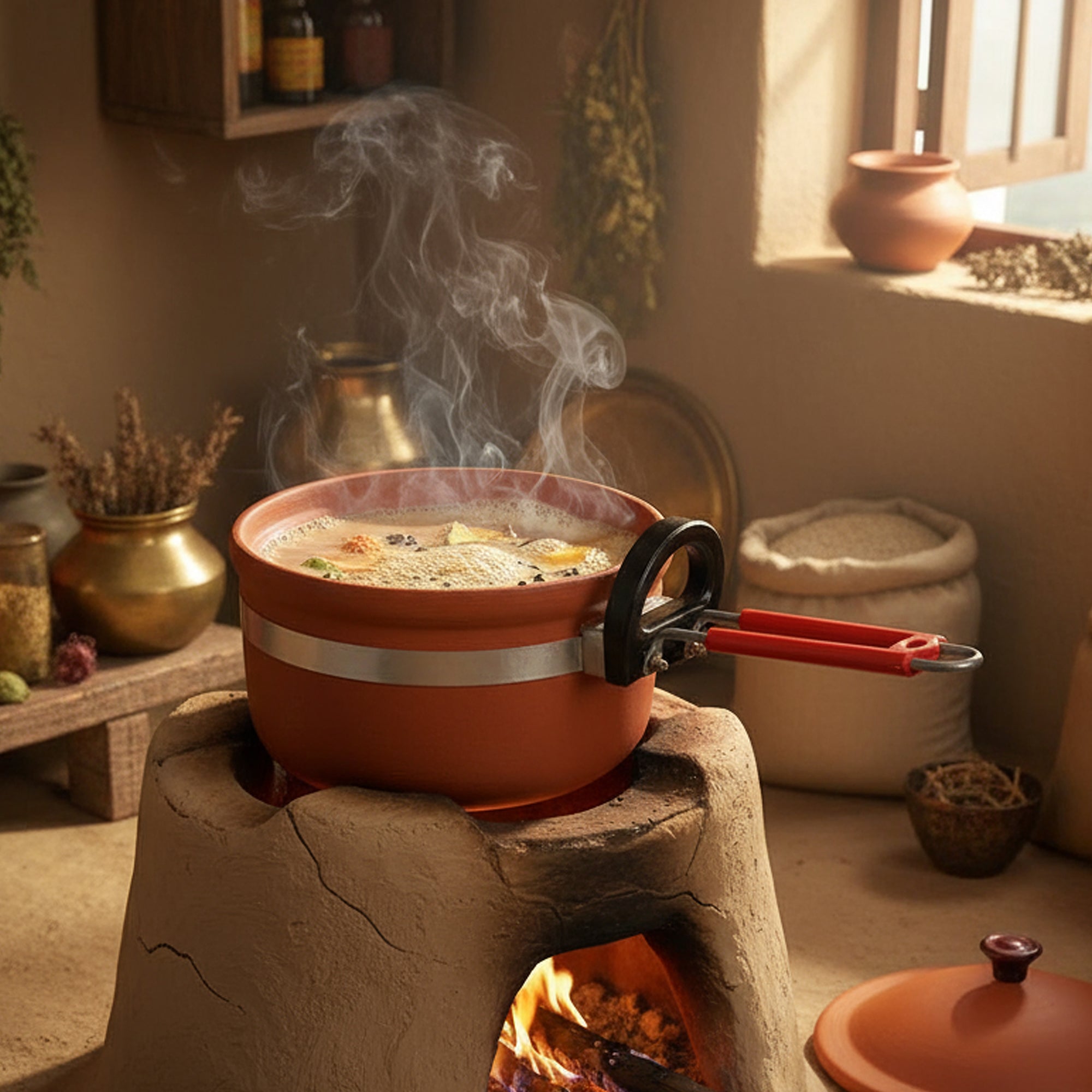 Clay Fry Pan 1 Kg Capacity