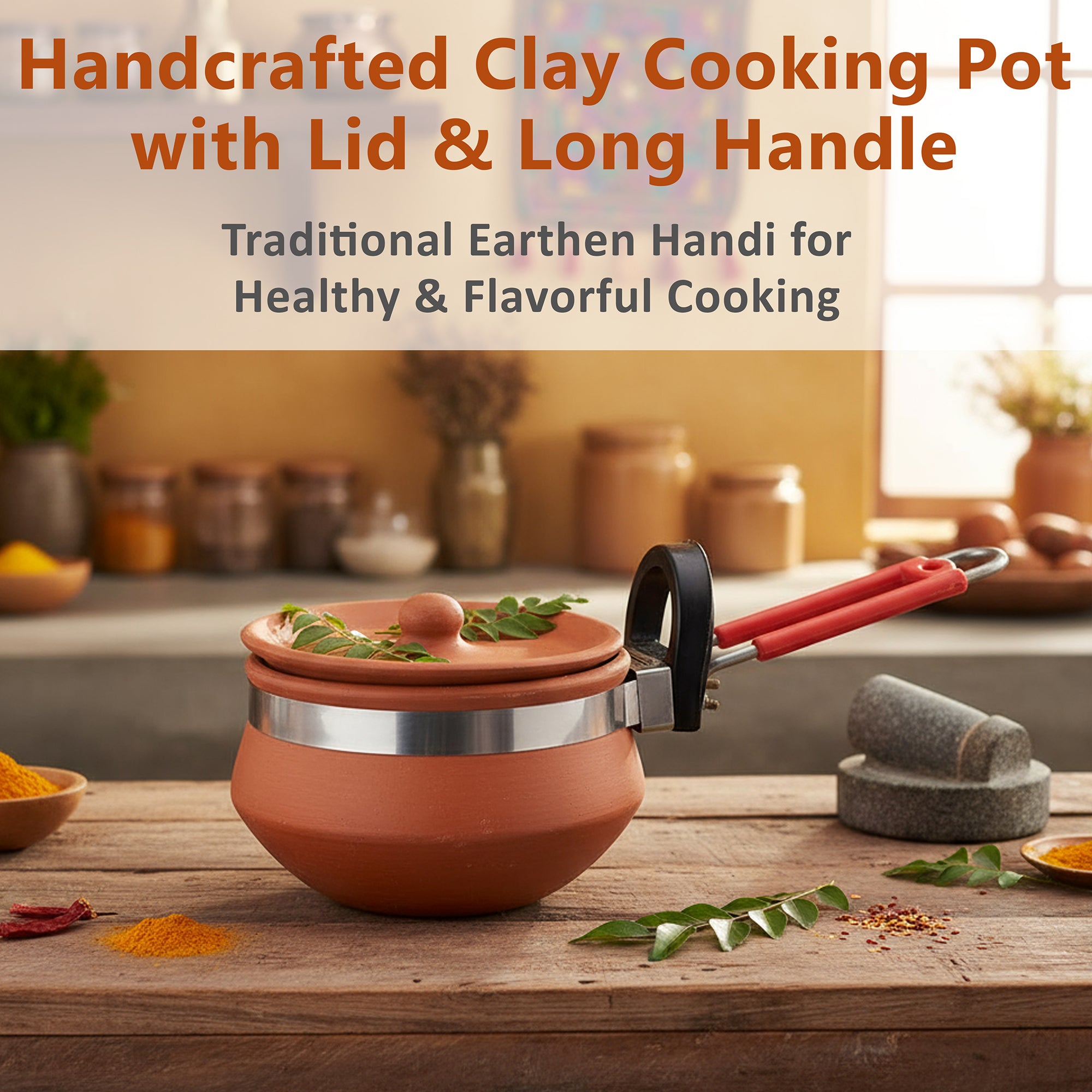 Clay Handi 1 Kg Capacity