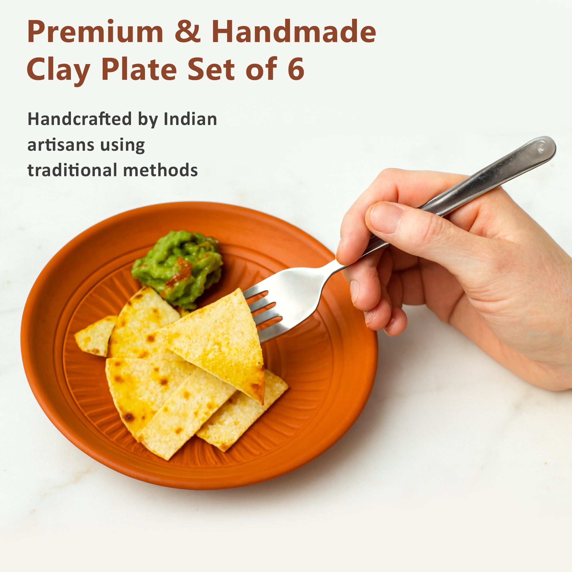 Plate 6 Inch Size Pack of 06