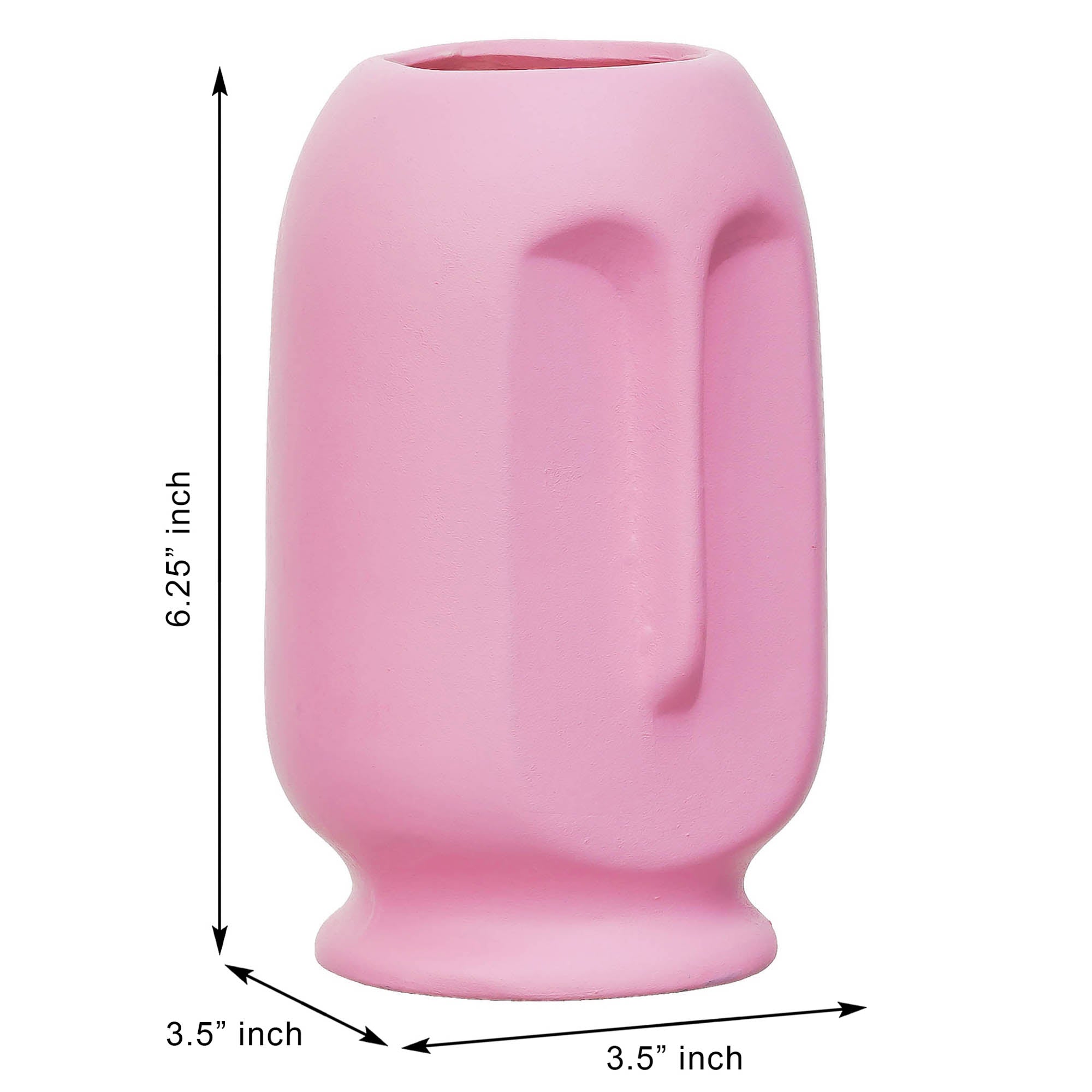 Long vase pink