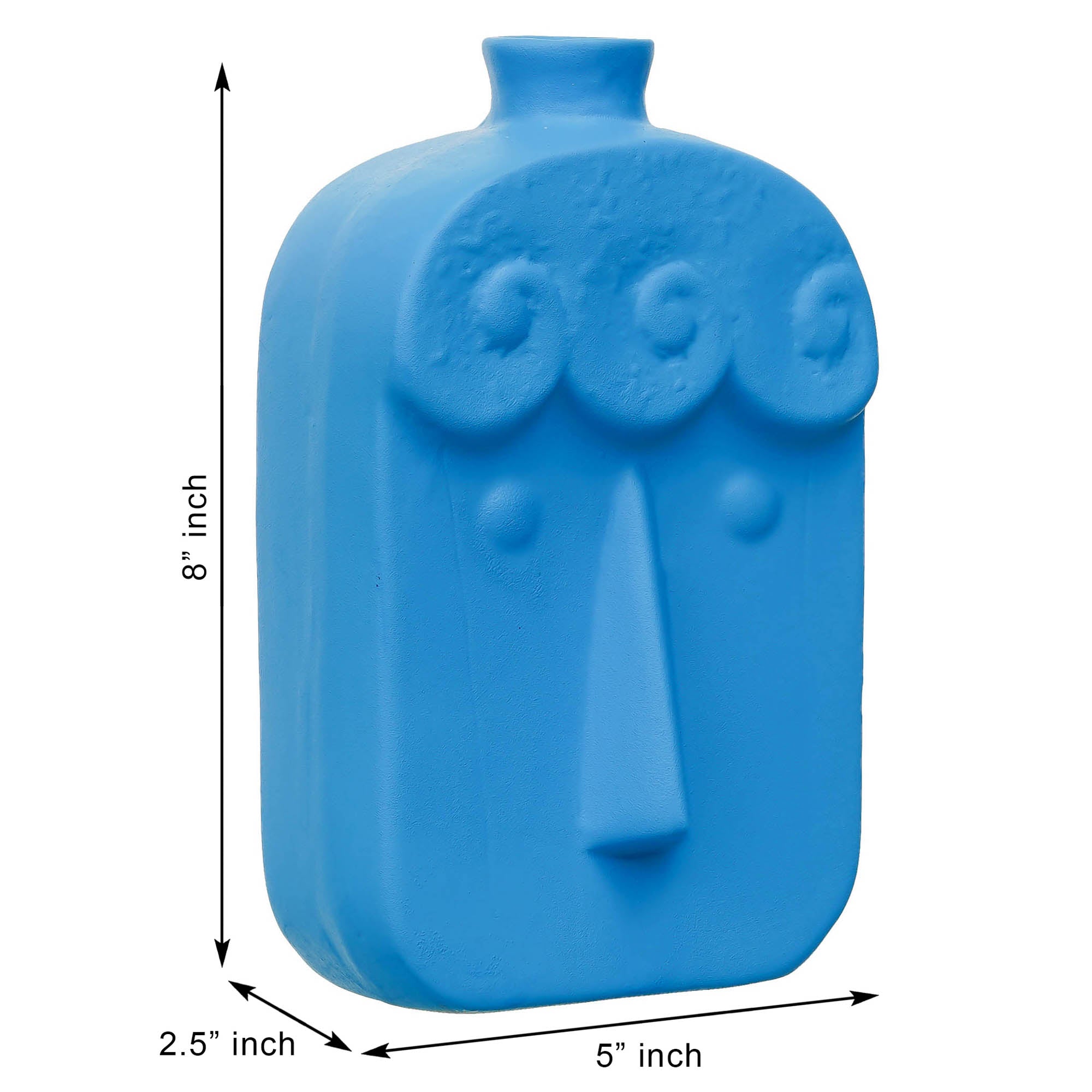 Mouse face blue