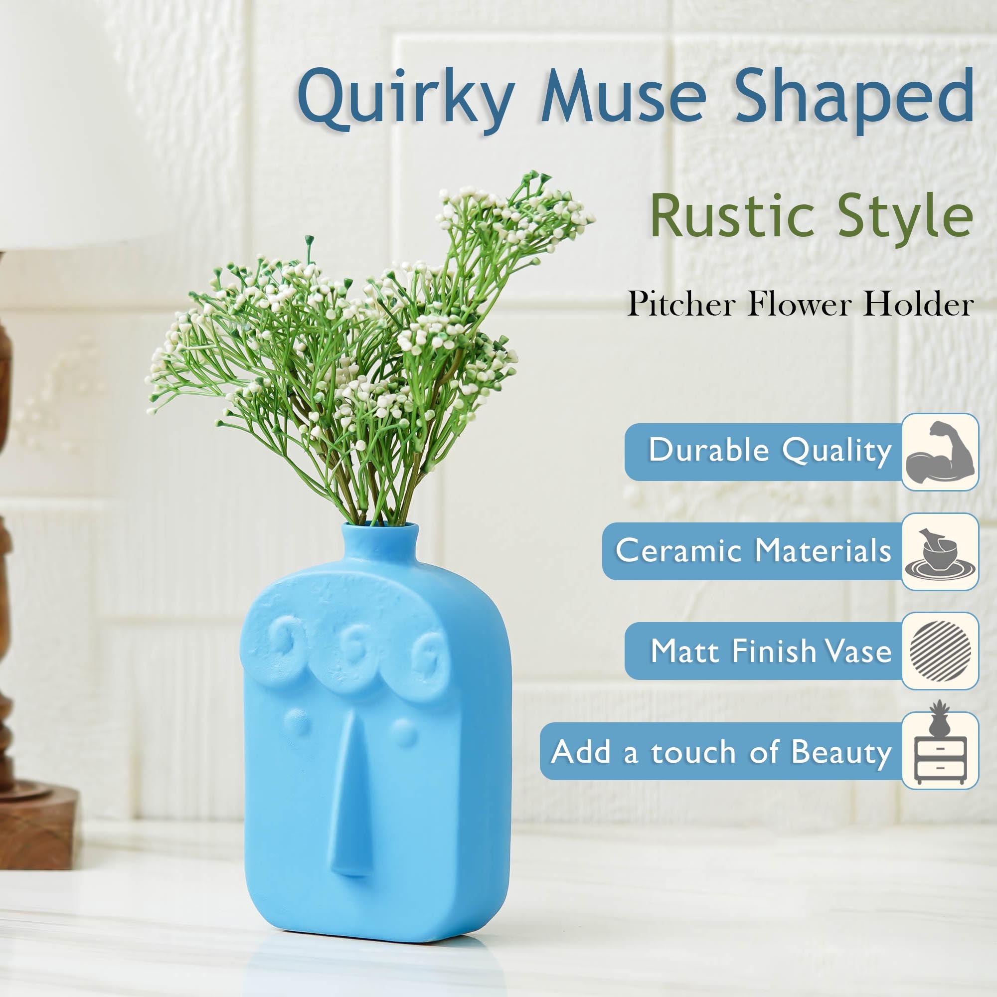 Mouse face blue