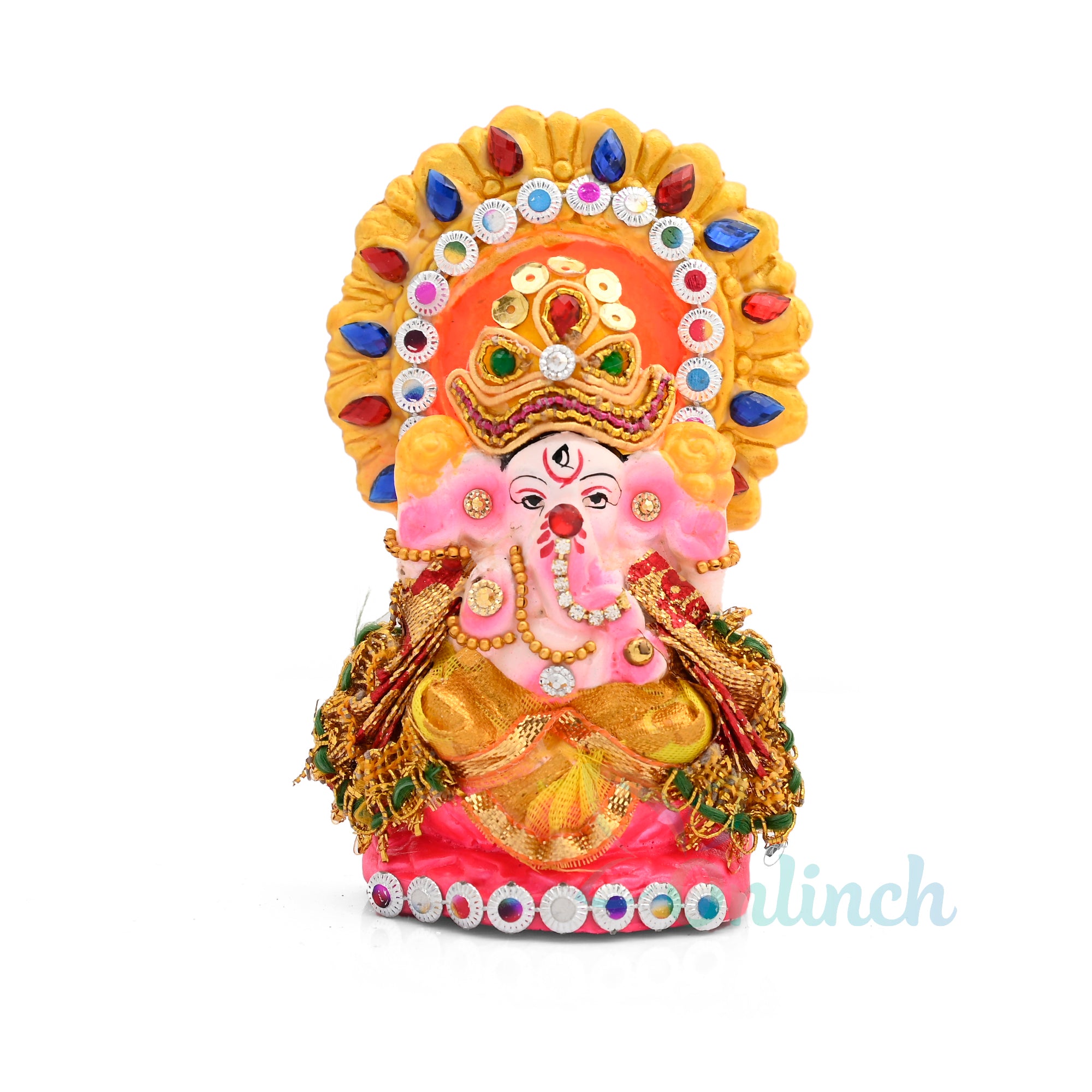 Clay Ganesh Idol 5 Inch