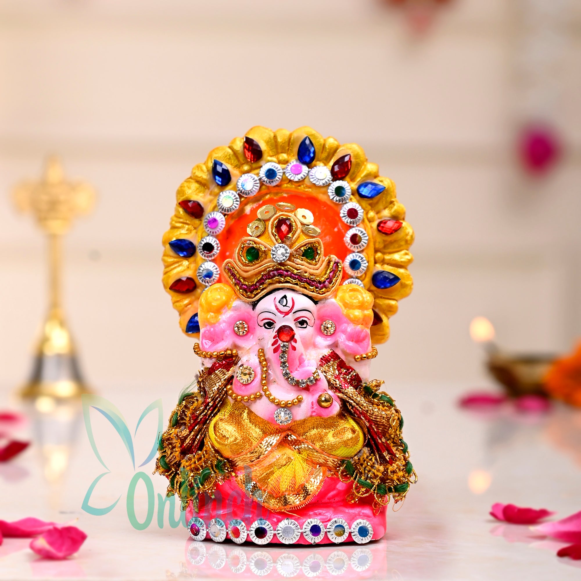 Clay Ganesh Idol 5 Inch