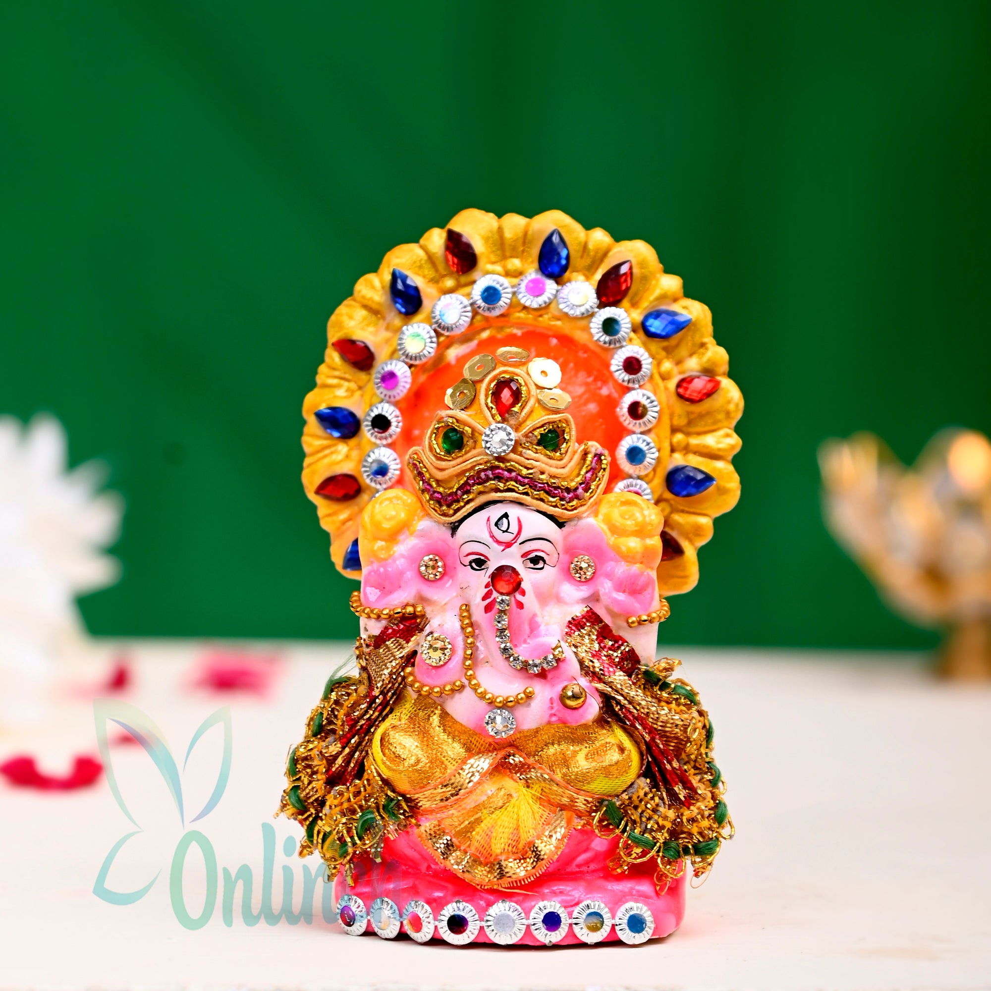 Clay Ganesh Idol 5 Inch
