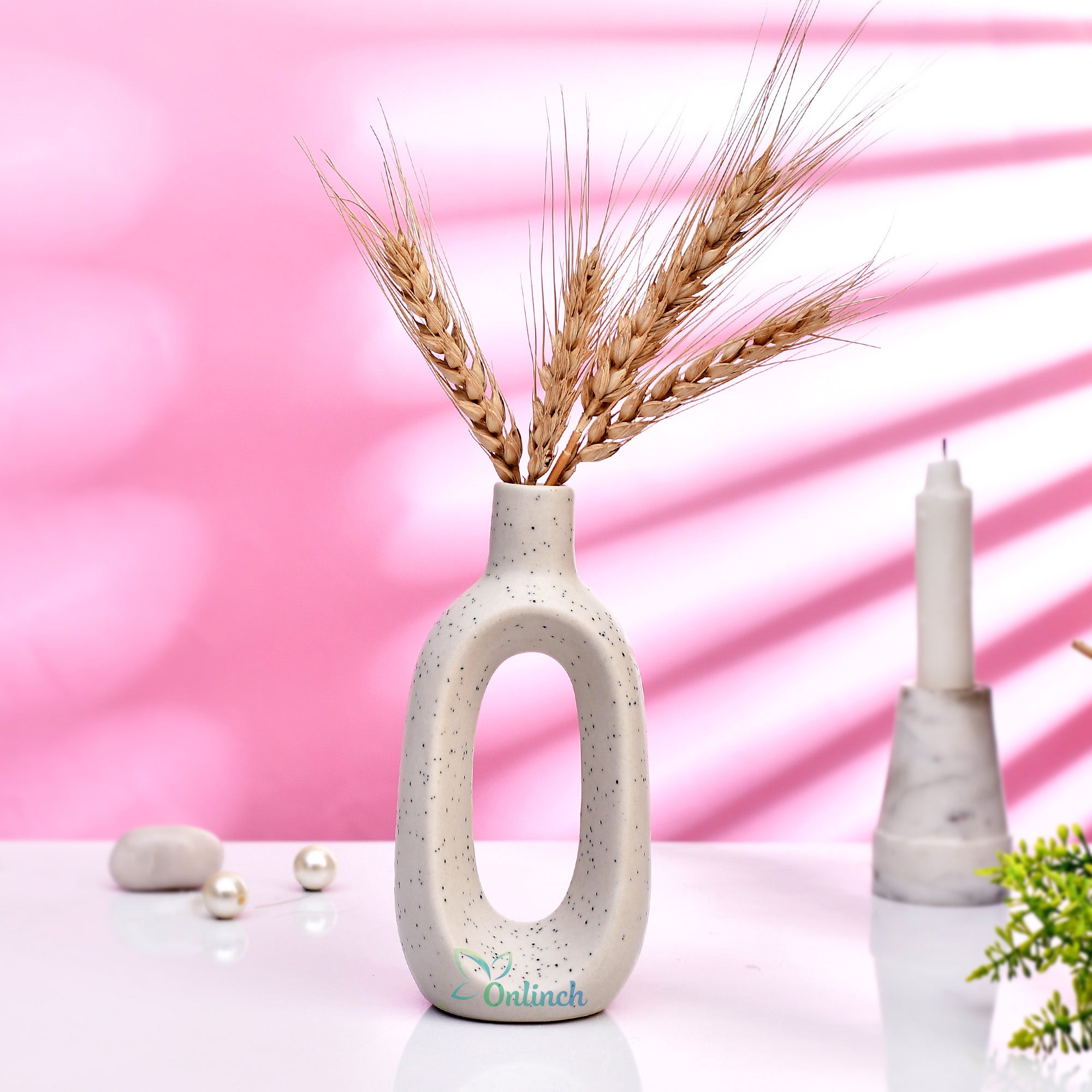 White vase
