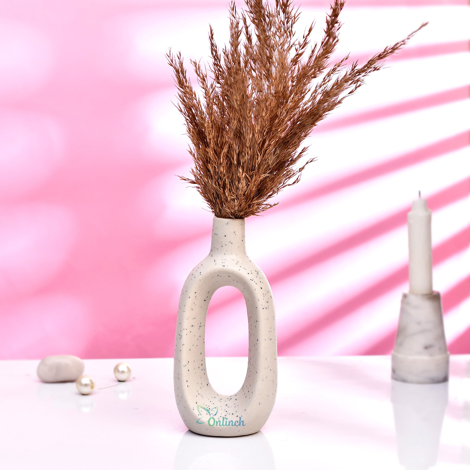 White vase